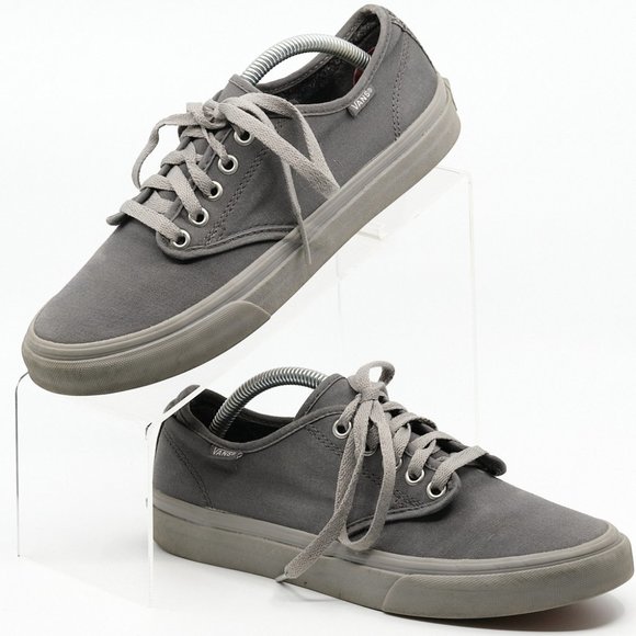 Van’s Shoes - Van’s Gray Lace Up Womens Sneakers Sz 8.5
